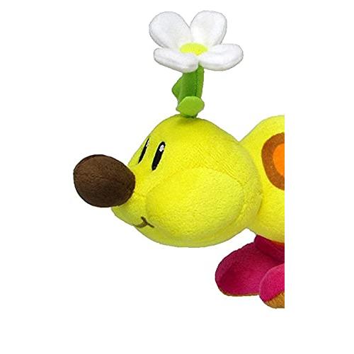 Little Buddy Super Mario Bros. All Star Collection Stuffed Plush 1593 Wiggler/Hanacha Toy, 13""", Multi-Colored