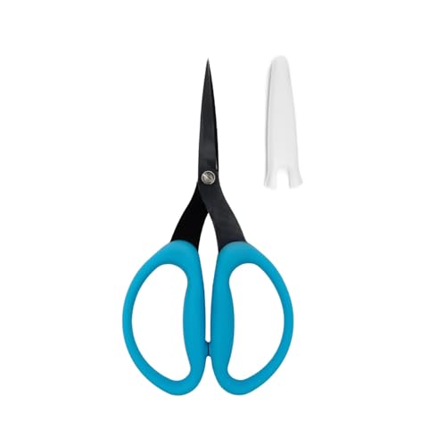 Karen Kay Buckley® Perfect Scissors™, Medium 6-inch #KKBPSM Micro-Serrated Non-Slip Blades for Appliqué, Fabric Trimming, Quilting, Sewing, Patchwork, Crafts. Sharp Blades Grip and Cut Many Layers