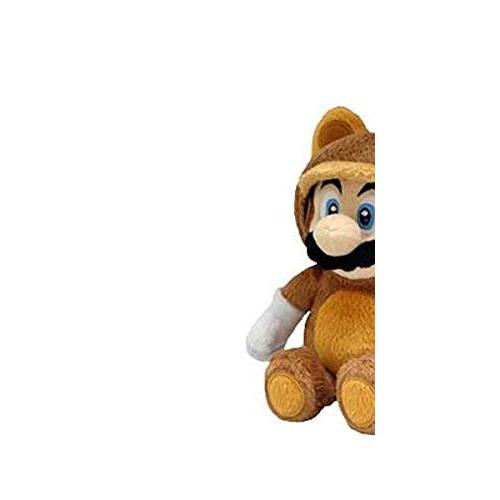 Little Buddy Official Super Mario Plush Raccoon Tanooki Mario, 9-Inch