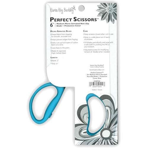 Karen Kay Buckley's Perfect Scissors, Medium 6-Inch Mirco Serrated Blades (1) (Original Version) (Standard)