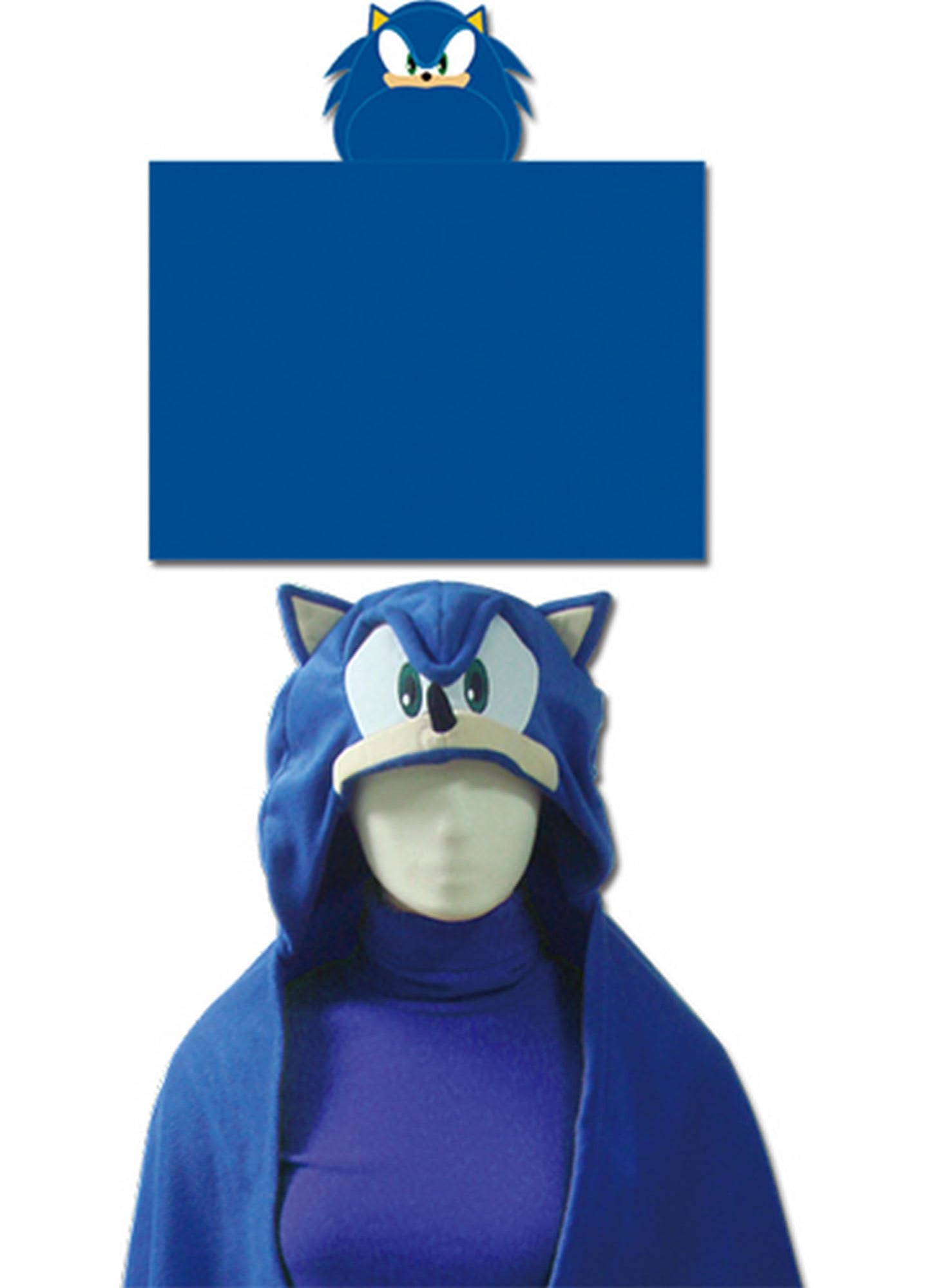 Sonic The Hedgehog - Hoodie Blanket 41" W x 57" H