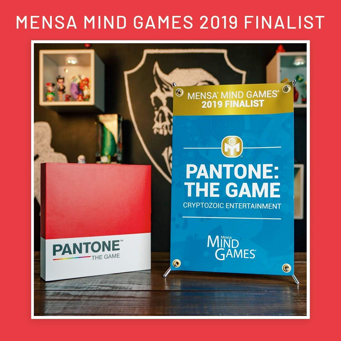 Cryptozoic Entertainment Pantone: The Game - Simple-to-Play Competitive Party Game - Ages 8 and Up - Create Pop Culture Characters Using Only Color Swatches and Your Own Creativity!