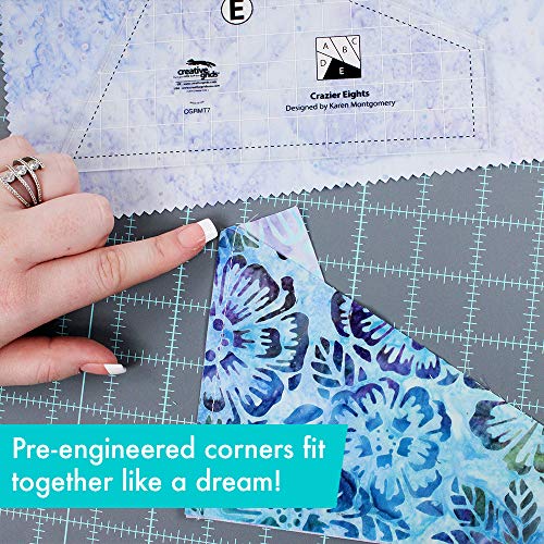 Creative Grids Crazier Eights Template 5pc Set - CGRMT7