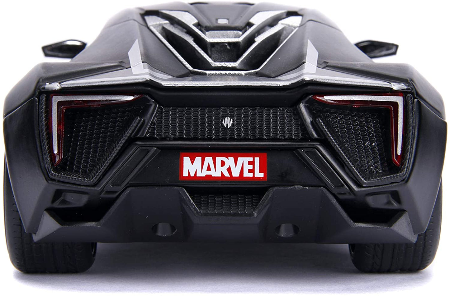 Marvel Black Panther & Lykan Hypersport Die-cast Car, 1:24 ScaleVehicle & 2.75 Collectible Figurine