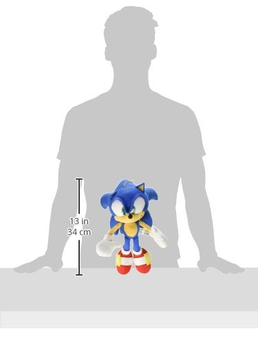 GE Animation GE-52749 Sonic the Hedgehog 14" Sonic Stuffed Plush