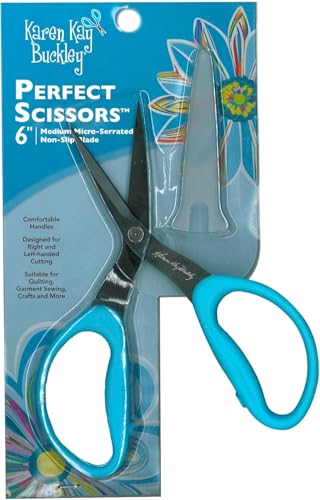 Karen Kay Buckley's Perfect Scissors, Medium 6-Inch Mirco Serrated Blades (1) (Original Version) (Standard)