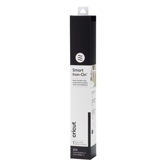Cricut Smart Iron On Vinyl, Black (13 in x 3 ft)