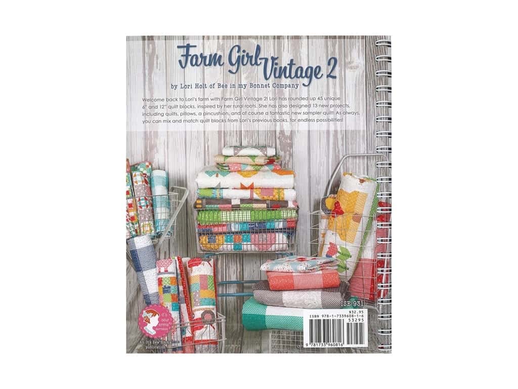 It's Sew Emma ISE931 Farm Girl Vintage 2 Bk, None