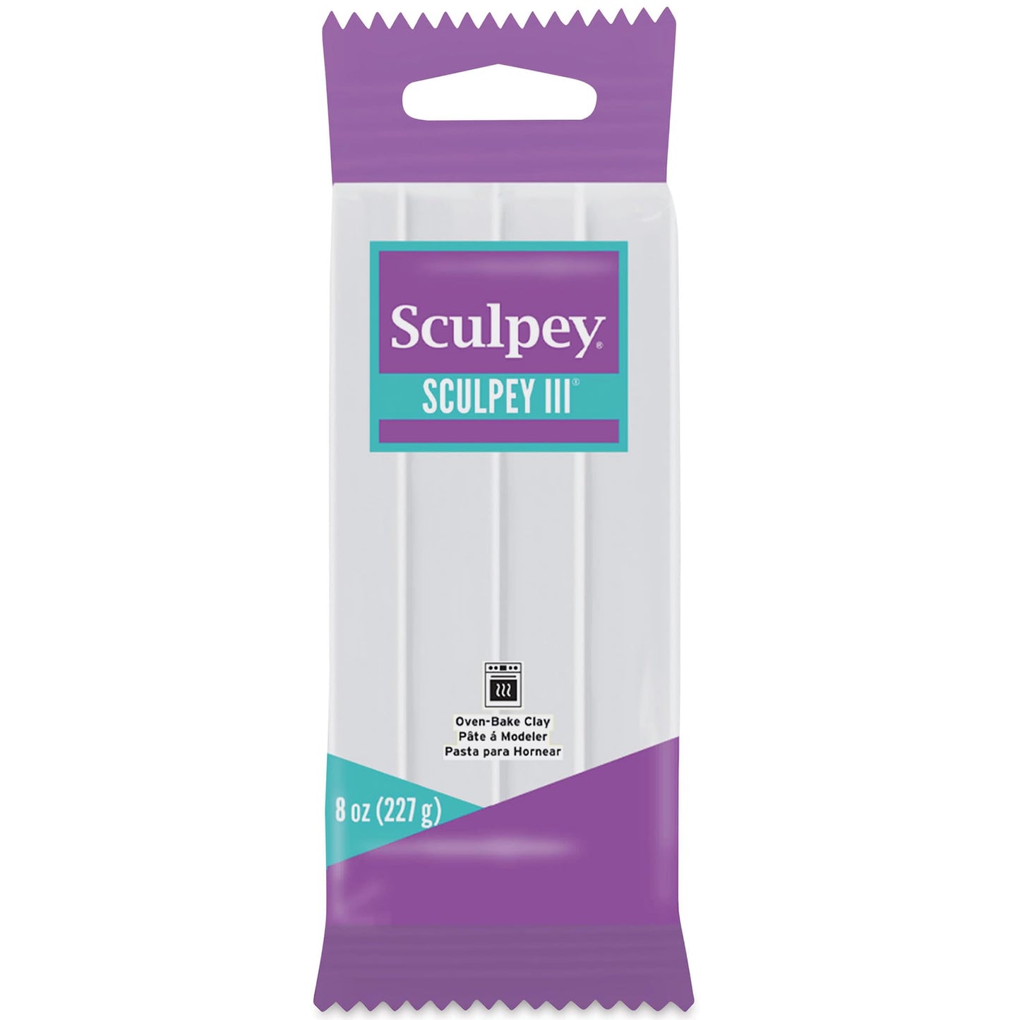Sculpey 439309 Polyform III Polymer Clay 8 Oz: White