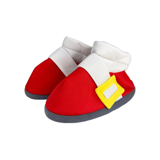 Sonic the Hedgehog Red Running Shoes Plush Cosplay Slippers | One Size