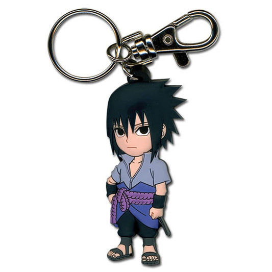 Great Eastern Entertainment 36696 Naruto Shippuden SD Sasuke PVC Keychain, Multi-Colored, 2"