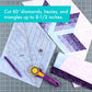 Creative Grids 60 Degree Diamond Ruler – CGR60DIA – Made in USA, Non-Slip Grip Acrylic Quilting, Sewing, Crafting, Patchwork Ruler & Template