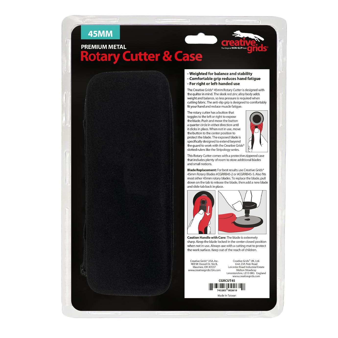 Creative Grids 45mm Rotary Cutter with Case