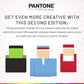 Cryptozoic Entertainment Pantone: The Game - Simple-to-Play Competitive Party Game - Ages 8 and Up - Create Pop Culture Characters Using Only Color Swatches and Your Own Creativity!