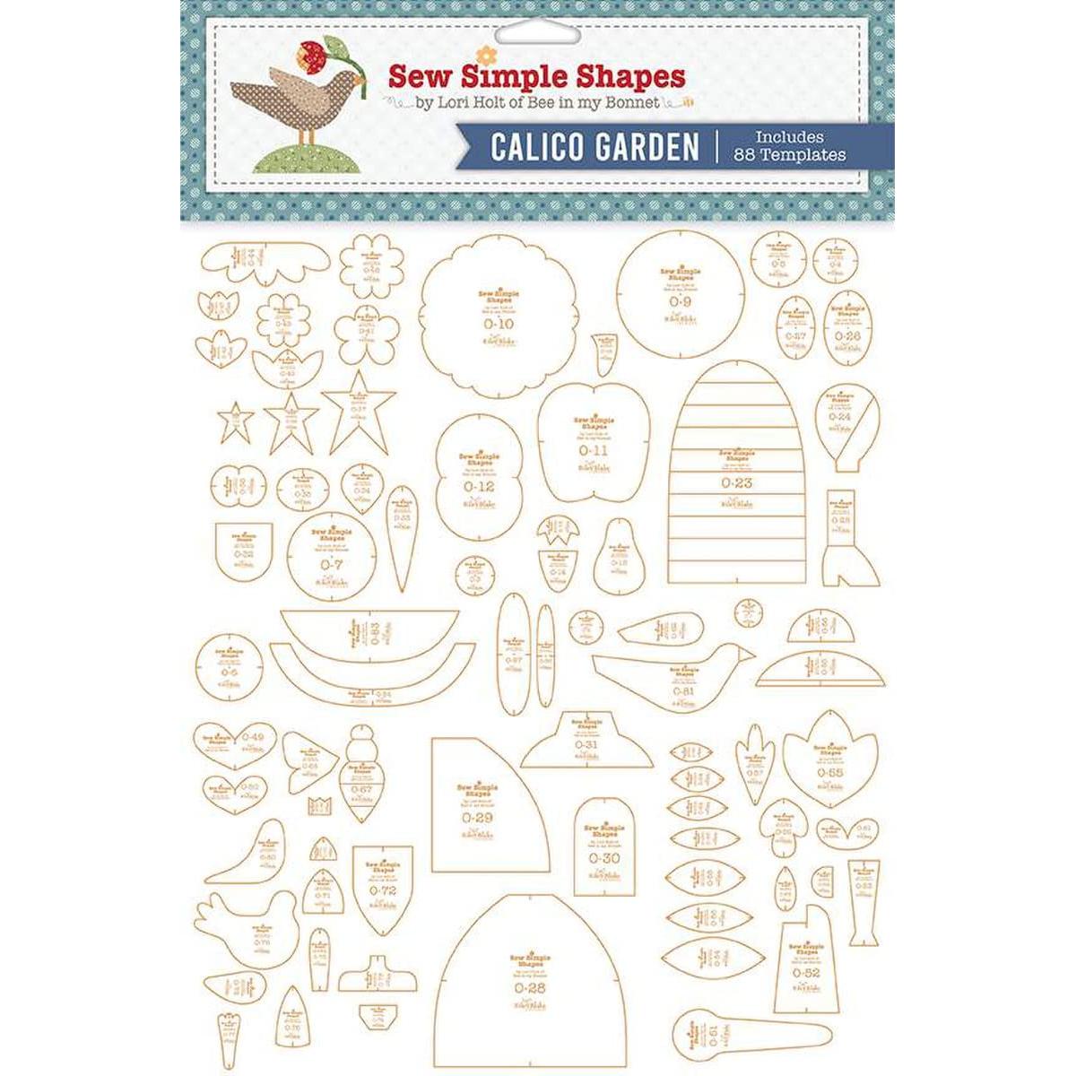 Lori Holt Calico Garden Sew Simple Shapes™ Includes 88 templates
