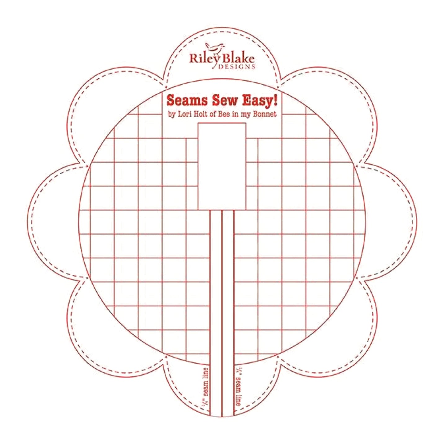 Lori Holt Seams So Easy Seam Guide Red