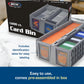 BCW Collectible Card Bin – (Single, Gray) | Holds up to 1600 Cards | Plastic Storage Box for Pokémon, MTG & Sports Cards