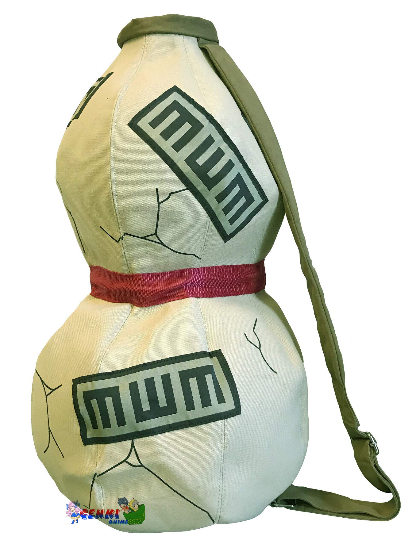 JEWUNO Naruto Gaara's Gourd Special Backpack Bag ~ Official Licensed Gaara Backpack