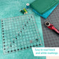 Creative Grids Quilt Ruler 12in x 12in Square – CGR12 – Made in USA, Non-Slip Grip Acrylic Quilting, Sewing, Crafting, Patchwork Ruler for Measuring & Cutting Fabric