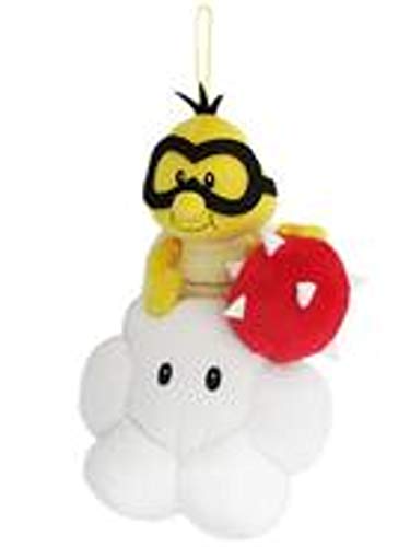 Little Buddy Super Mario All Star Collection 1448 Lakitu/Jugemu Stuffed Plush, Multicolor, 9 inches