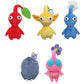 Little Buddy - Set of 5 Pikmin - Red Leaf, Blue Flower, Yellow Bud, Rock & Winged Plushes