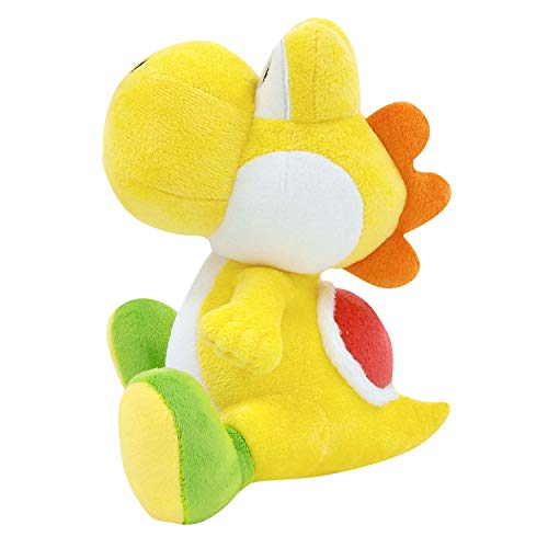 Little Buddy 1220 Super Mario All Star Collection Yellow Yoshi Plush, 7"