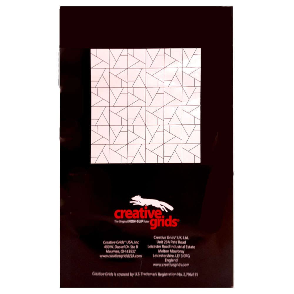 Creative Grids Scrap Crazy 6 Templates Quilt Ruler 4pc Set - CGRMT6