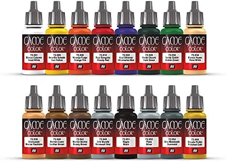 Acrylicos Vallejo 72299 - Acrylic 16 Colors for Fantasy Figures