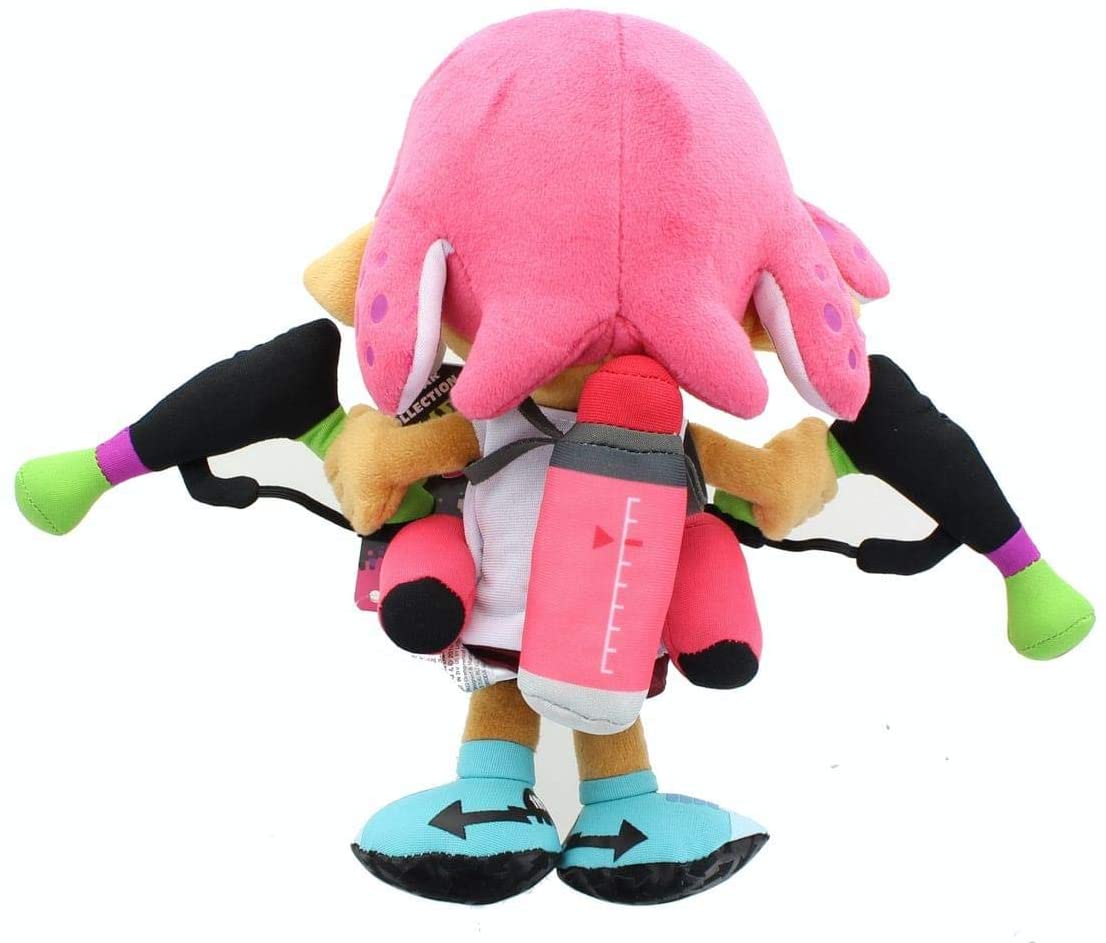 Little Buddy - Splatoon 2 Series - Inkling Girl Neon Pink 9.5" Plush