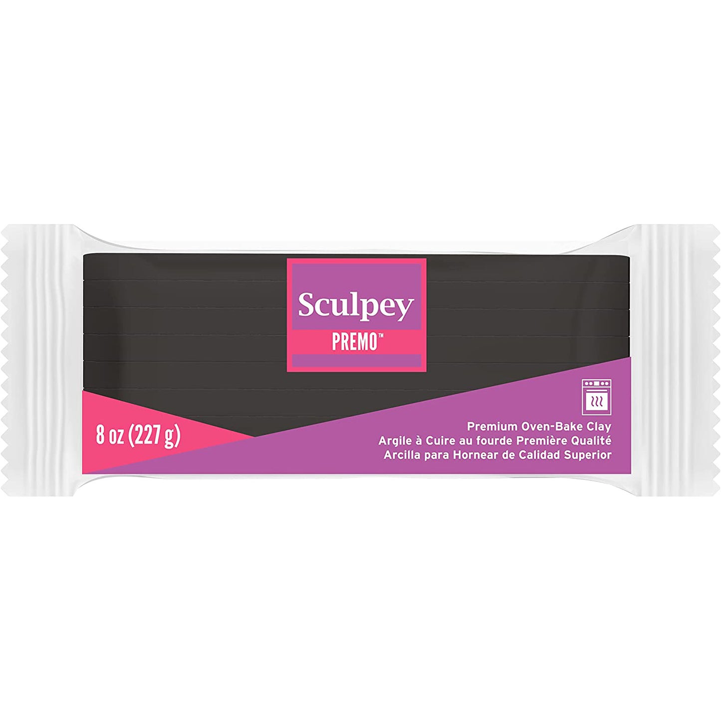 Sculpey Premo Polymer Clay, 8-Ounce, Black