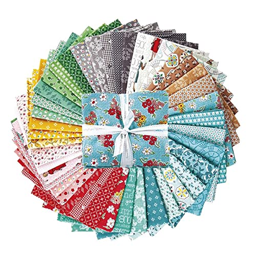 Stitch Fat Quarter Bundle by Lori Holt for Riley Blake Designs, 42 Pcs. (FQ-10920-42)