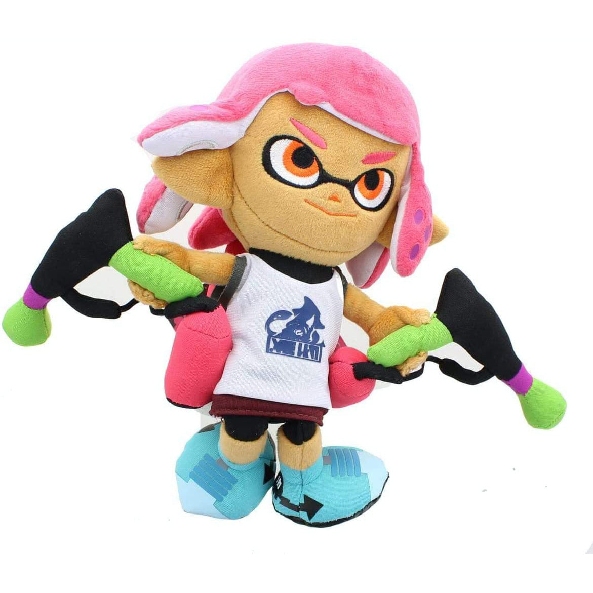 Little Buddy - Splatoon 2 Series - Inkling Girl Neon Pink 9.5" Plush