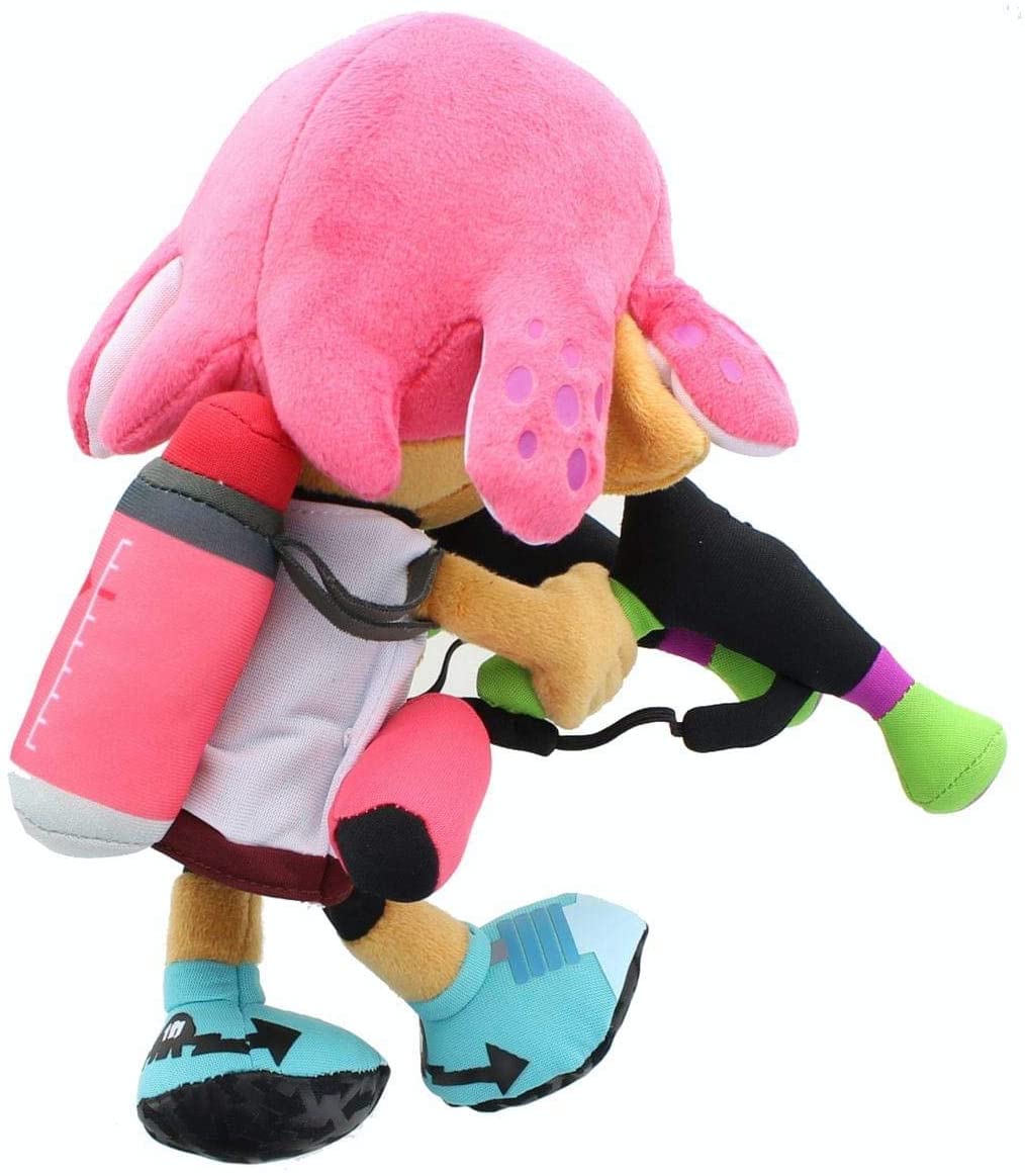 Little Buddy - Splatoon 2 Series - Inkling Girl Neon Pink 9.5" Plush