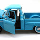 1958 Chevy Apache Fleetside Pickup Truck, Light Blue - Motormax 79311 - 1/24 scale Diecast Model Toy Car, unisex-children