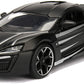 Marvel Black Panther & Lykan Hypersport Die-cast Car, 1:24 ScaleVehicle & 2.75 Collectible Figurine