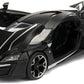 Marvel Black Panther & Lykan Hypersport Die-cast Car, 1:24 ScaleVehicle & 2.75 Collectible Figurine