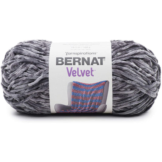 Bernat Velvet Yarn, 10.5 oz, 1 Ball, Vapor Gray