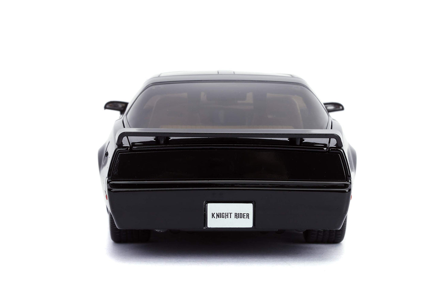 Jada Toys Knight Rider K.I.T.T. 1982 Pontiac Firebird DIE-CAST Car with Light Up Feature, 1: 24 Scale Vehicle, Black