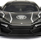 Marvel Black Panther & Lykan Hypersport Die-cast Car, 1:24 ScaleVehicle & 2.75 Collectible Figurine