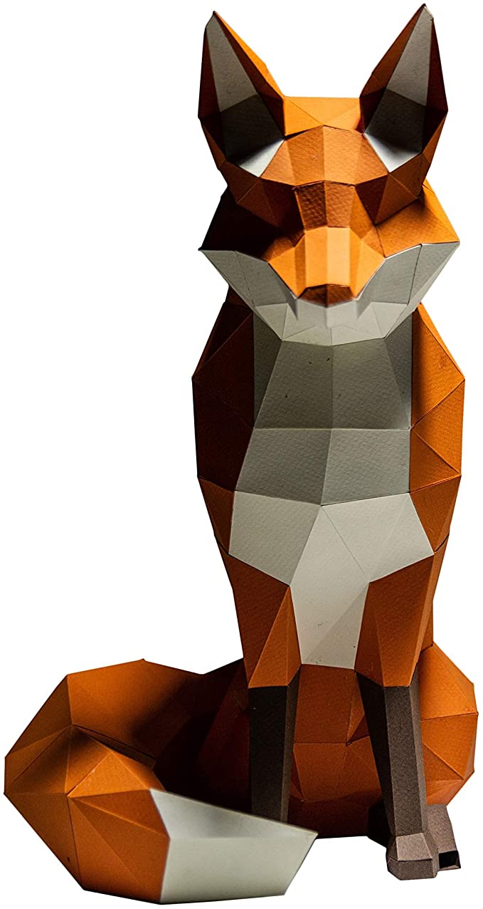 PaperCraft - World 3D Puzzle Animal Craft Kit - Fox