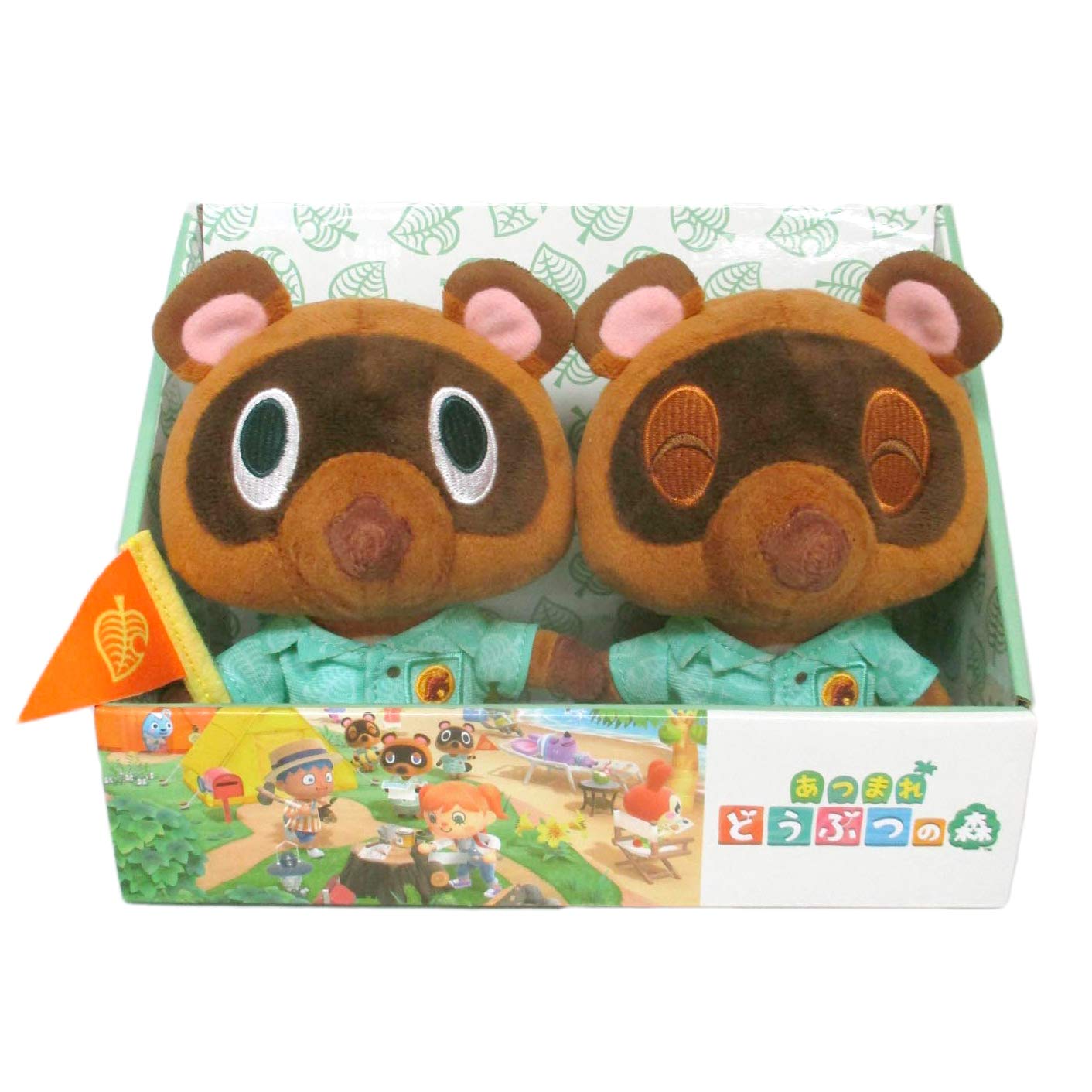 Little Buddy 1794 Animal Crossing - New Horizons - Timmy & Tommy Plush (Set of 2), 5.5", Brown