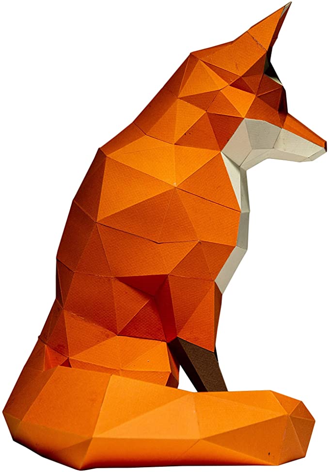 PaperCraft - World 3D Puzzle Animal Craft Kit - Fox