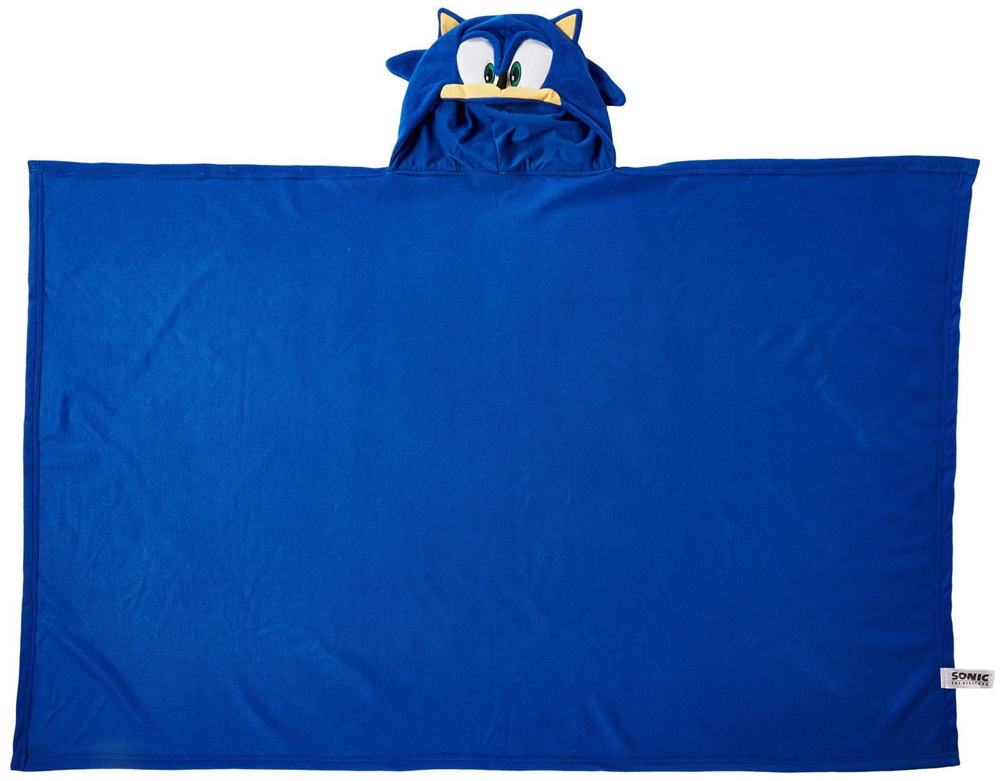 Great Eastern Sonic The Hedgehog GE-34020 Sonic Head Hoodie Blanket 57" x 41"